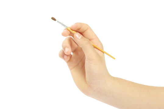 用手刷