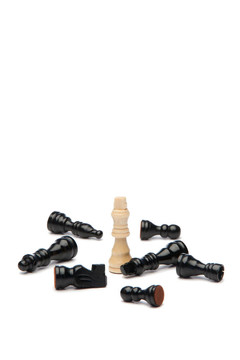 白王與黑棋子