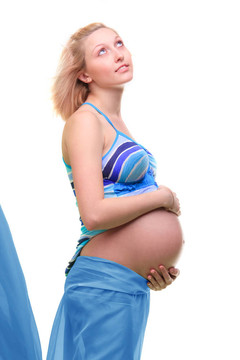 美麗的孕婦