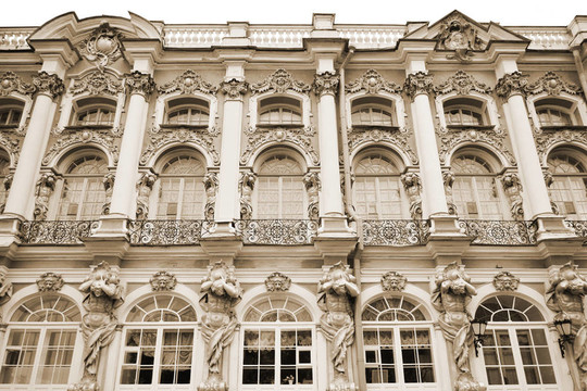 Catherine Palace。Tsarskoe Selo。烏賊。