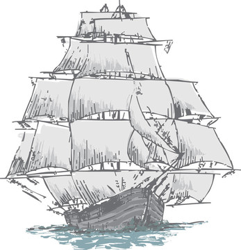 老帆船