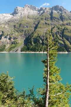 Lac de Tseuzier在瑞士