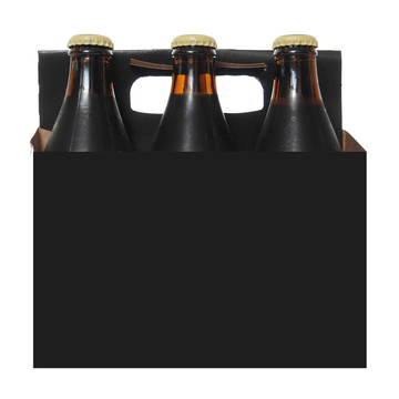 六包深色啤酒瓶