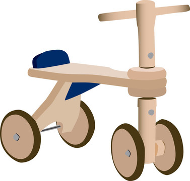 木制玩具自行車(chē)