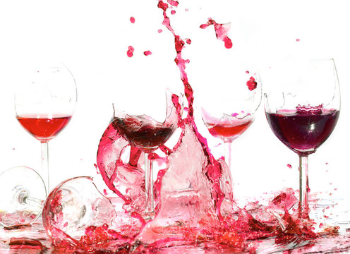 glasswine。破碎。