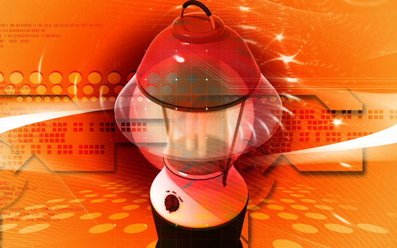 可充電的面粉的燈籠
