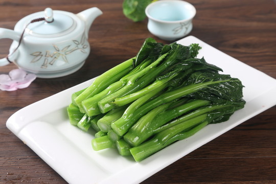 白灼菜心