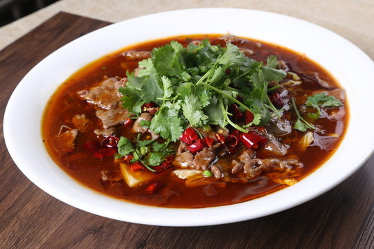 水煮牛肉