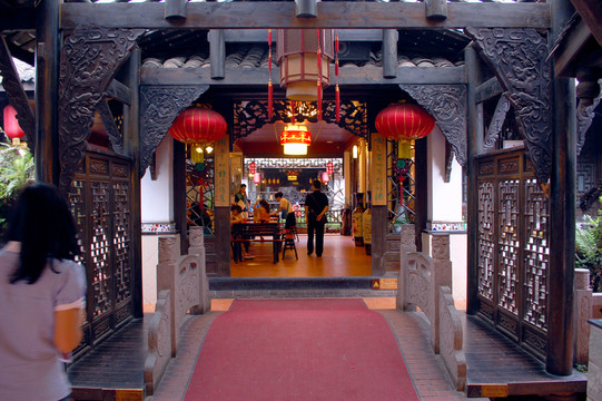 洛帶古鎮(zhèn)涼粉店