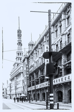 老上海街景