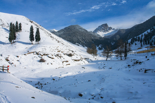 天山山脈積雪