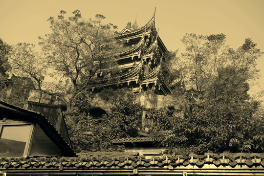 重慶磁器口古鎮(zhèn) 寺廟