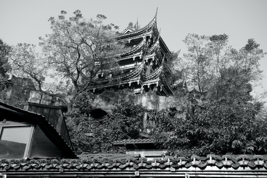 重慶磁器口古鎮(zhèn) 寺廟