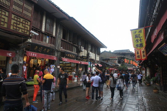 重慶磁器口古鎮(zhèn)風(fēng)光