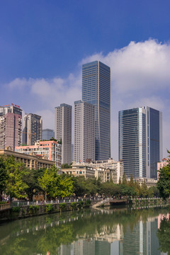 成都東大街商業(yè)中心街景