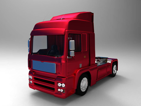 紅色掛車