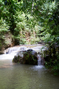 Erawan Waterfall；Kanchanaburi；泰國