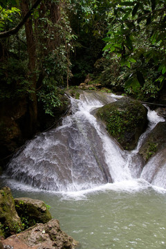 Erawan Waterfall；Kanchanaburi；泰國