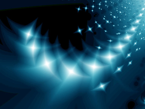 星光閃耀的夜晚