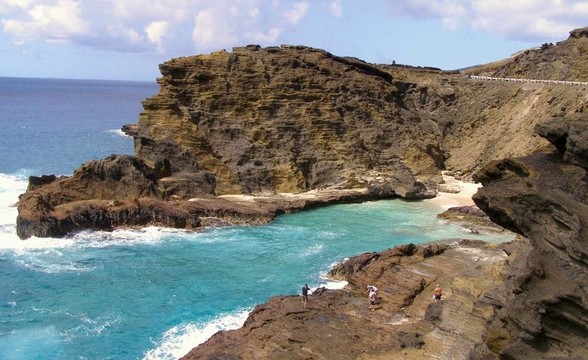瓦胡島的海岸