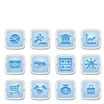 商業(yè)和金融圖標(biāo)集