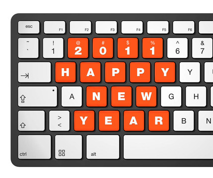 新年2011電腦鍵盤