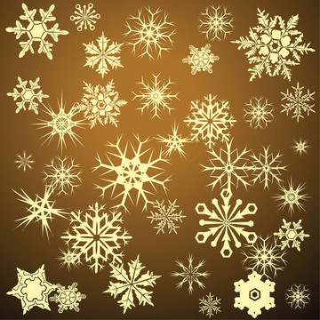 金色的雪花