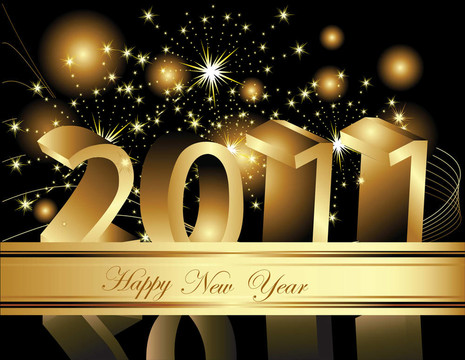 新年快樂2011背景