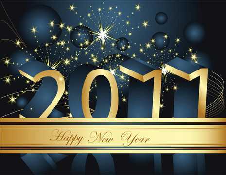 新年快樂2011背景
