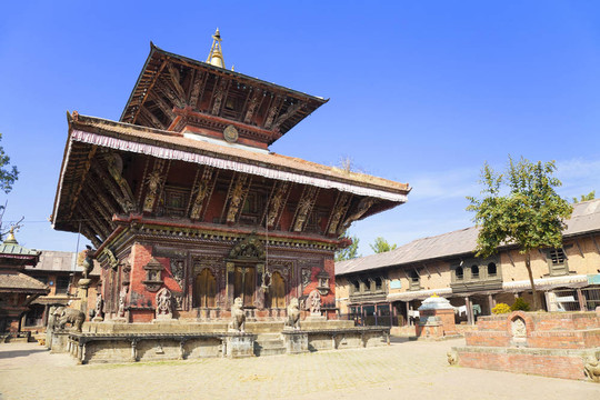 Changu納拉揚寺；尼泊爾