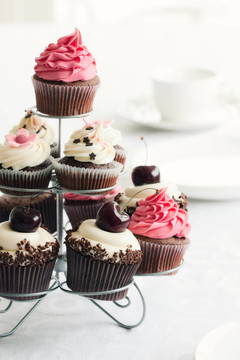 Cupcake站了起來