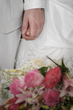 婚禮上的新婚夫婦