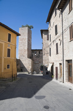 小巷。Spello。翁布里亞大區(qū)。