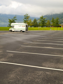 autocaravan在Vangsvatnet
