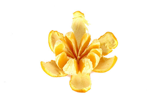 橘子去皮