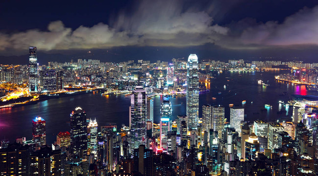 香港的夜晚