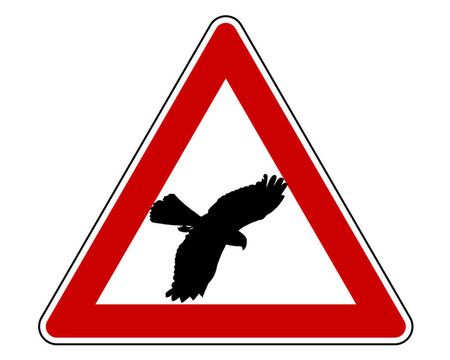 鳥(niǎo)飛警告標(biāo)志