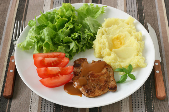土豆泥炒豬肉