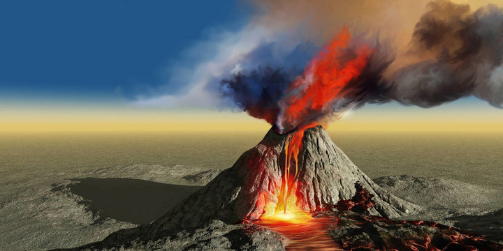 火山煙霧