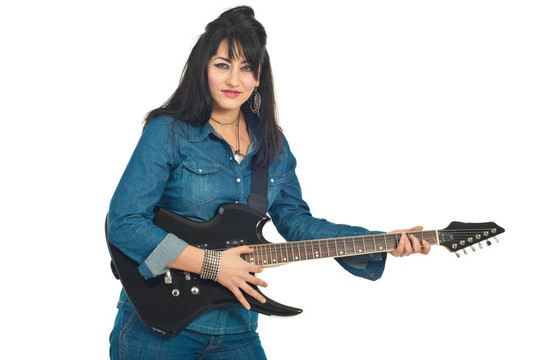 吉他美女