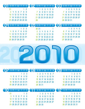 日歷2010