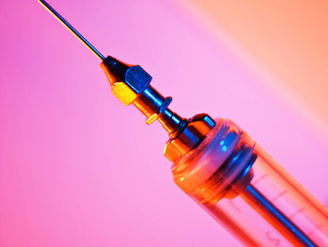舊玻璃注射器
