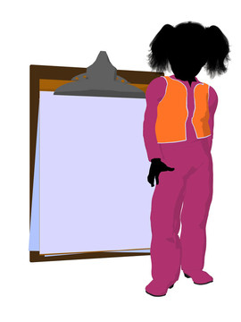 青少年建筑工人插畫