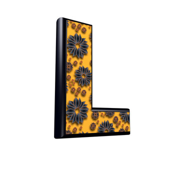 3D字母花藝設(shè)計(jì)