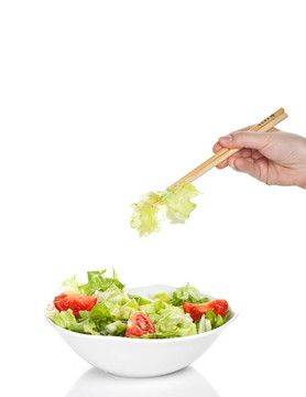 一碗新鮮沙拉