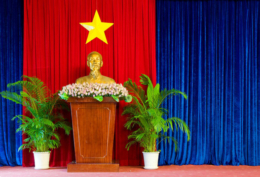 Ho Chi Minh的雕像