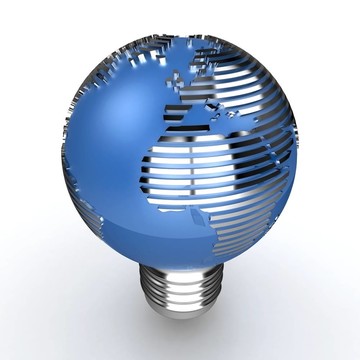 3D全球能源概念