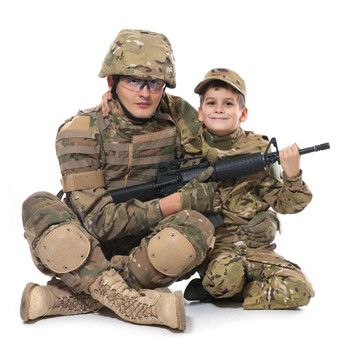 軍人父子