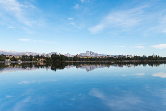 夏都延慶 濱河公園 風(fēng)景 秋天