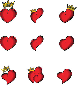 crown1心紋身